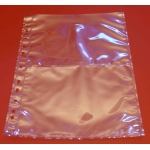 Glasklart plastblad 2 fickor för brev 20-pack
